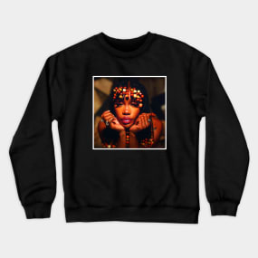 Sza fan art Crewneck Black Sweatshirt